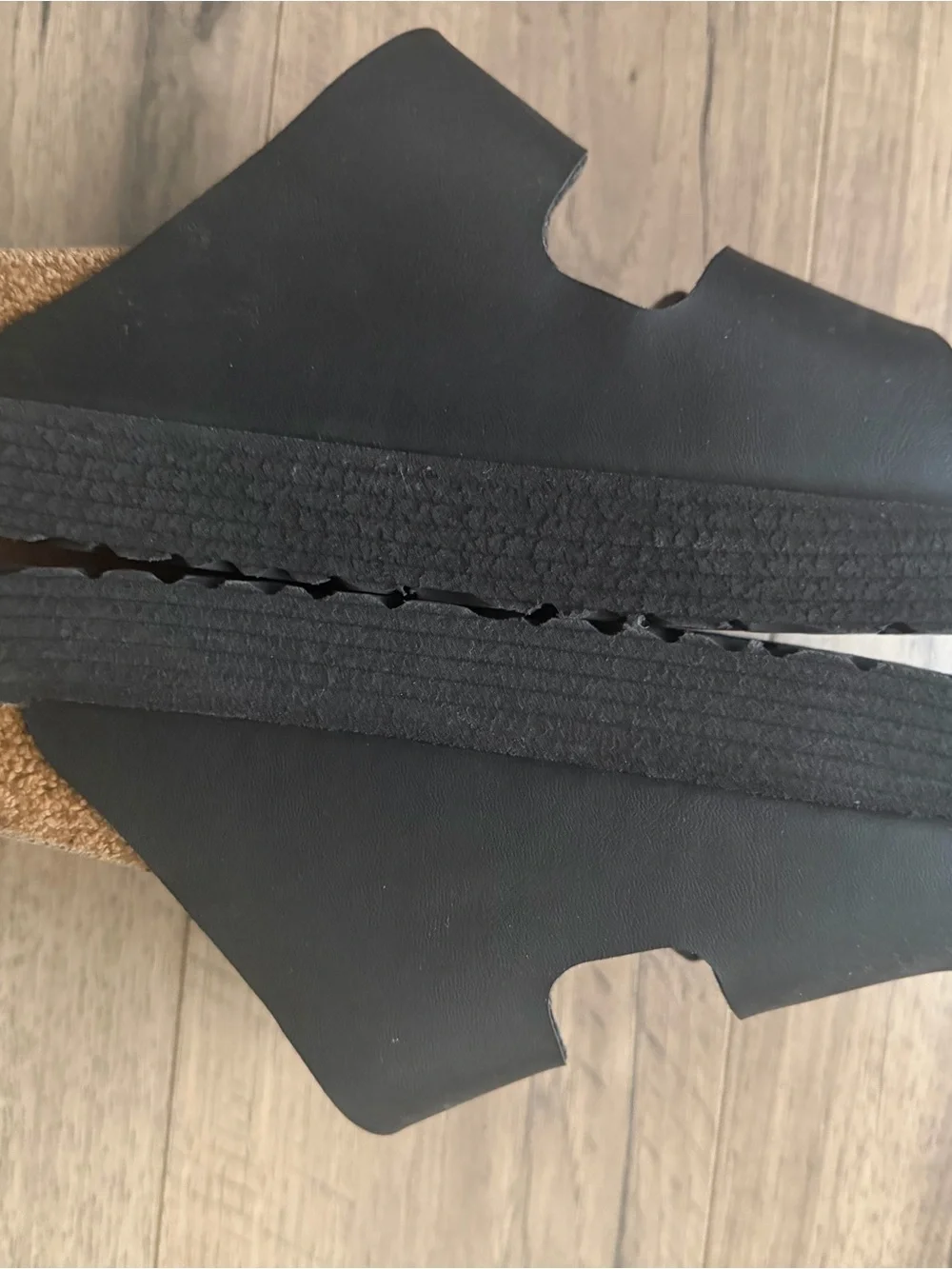 Birkenstock Black Two-Strap Sandals